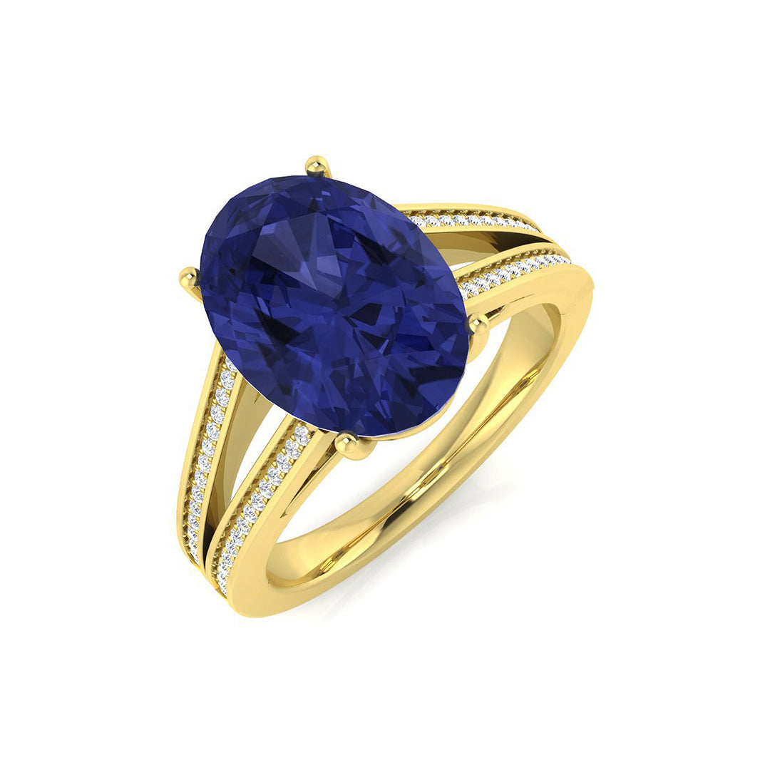 Oval Tanzanite Ring