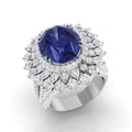 Oval Tanzanite Ring