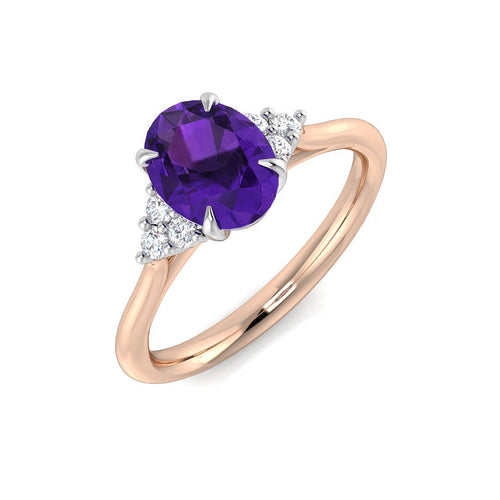 Oval Gemstone Ring