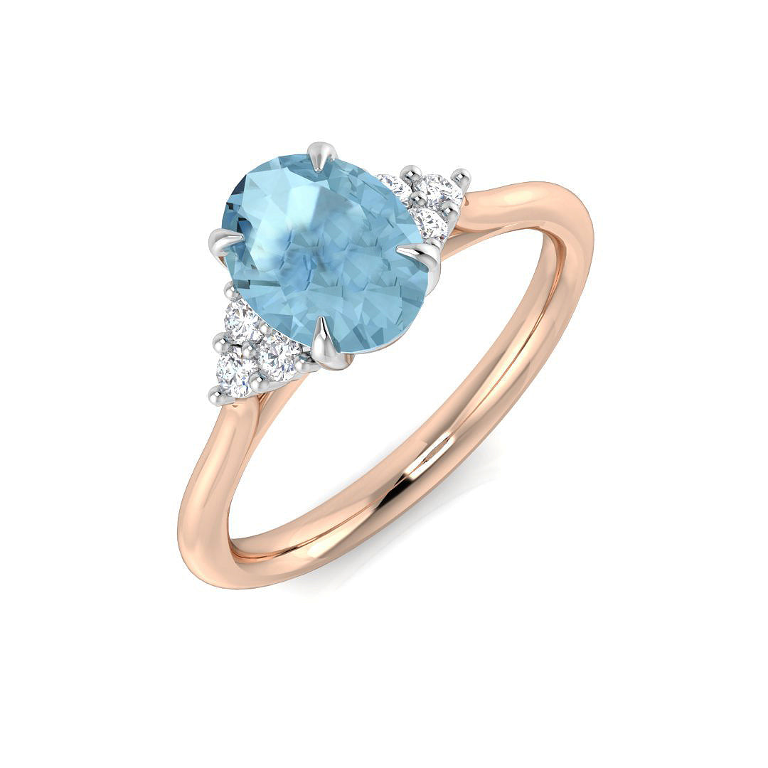 Oval Gemstone Ring