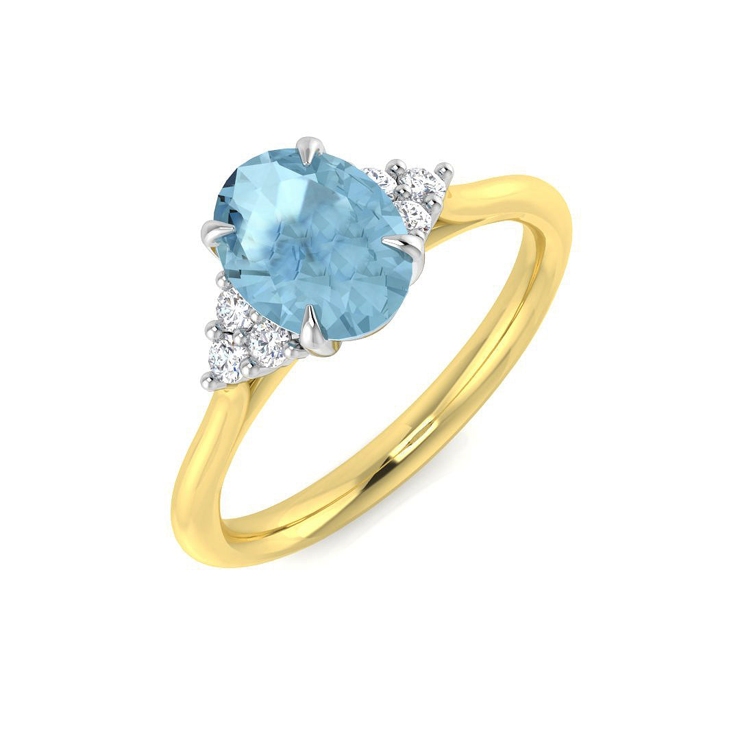 Oval Gemstone Ring