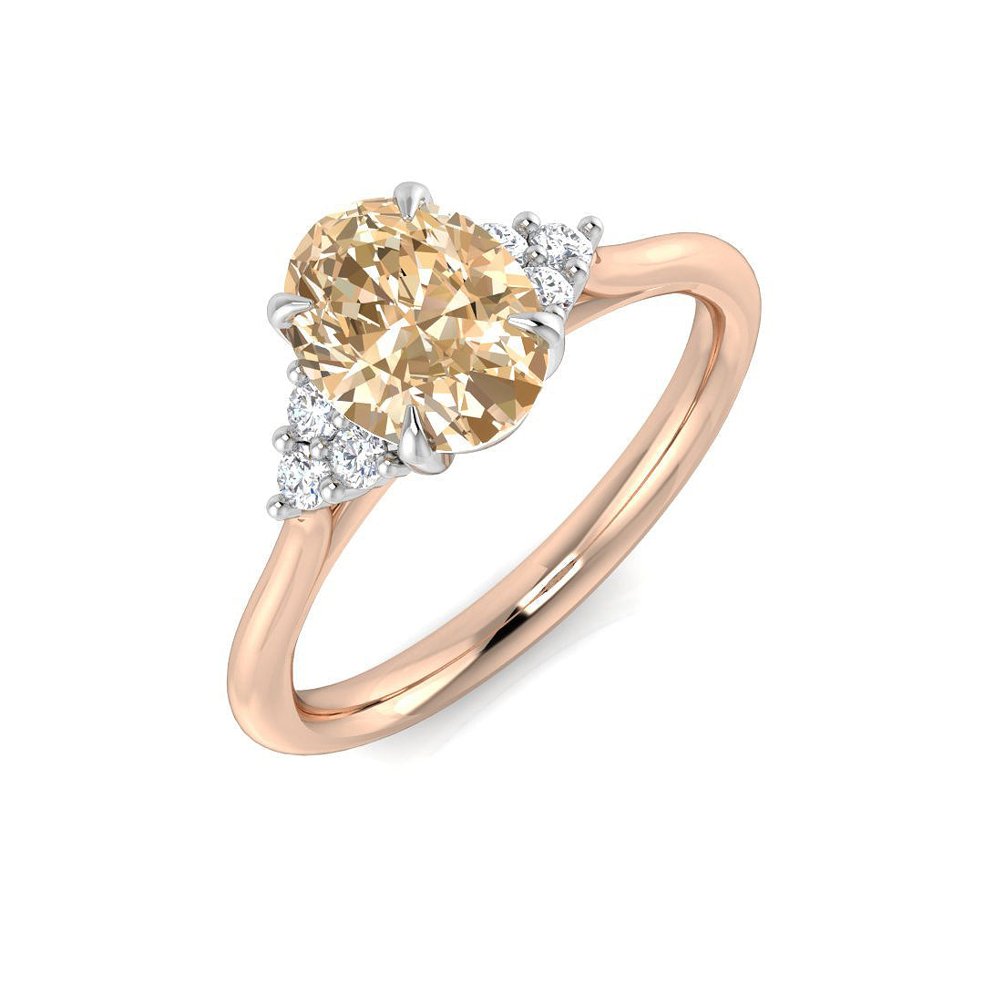 Oval Gemstone Ring