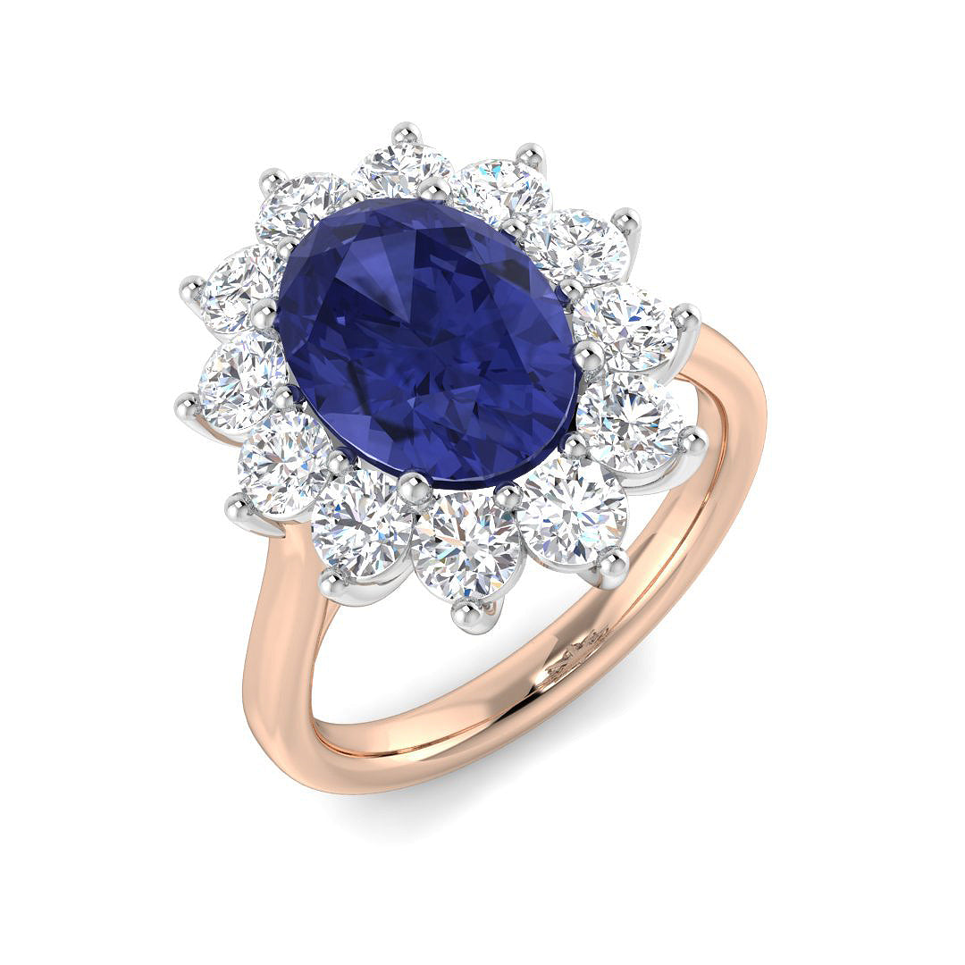 Oval Tanzanite Ring