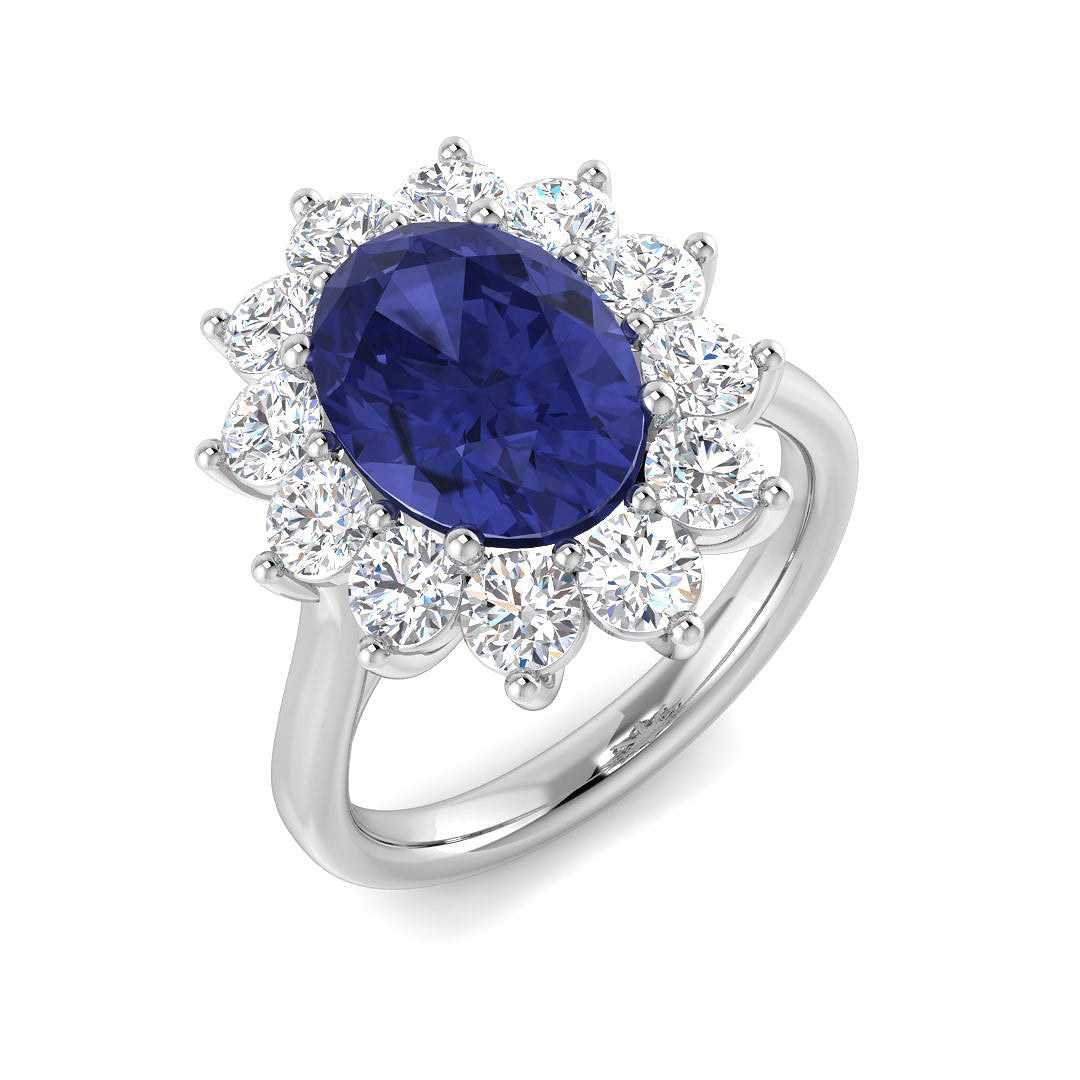 Oval Tanzanite Ring