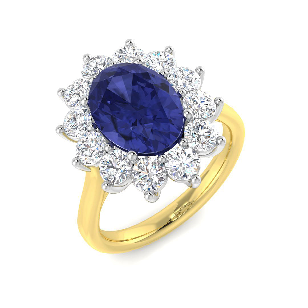 Oval Tanzanite Ring