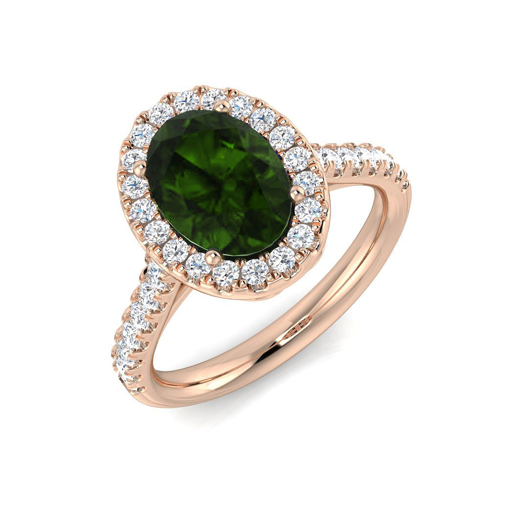 Oval Multi Sapphire Ring