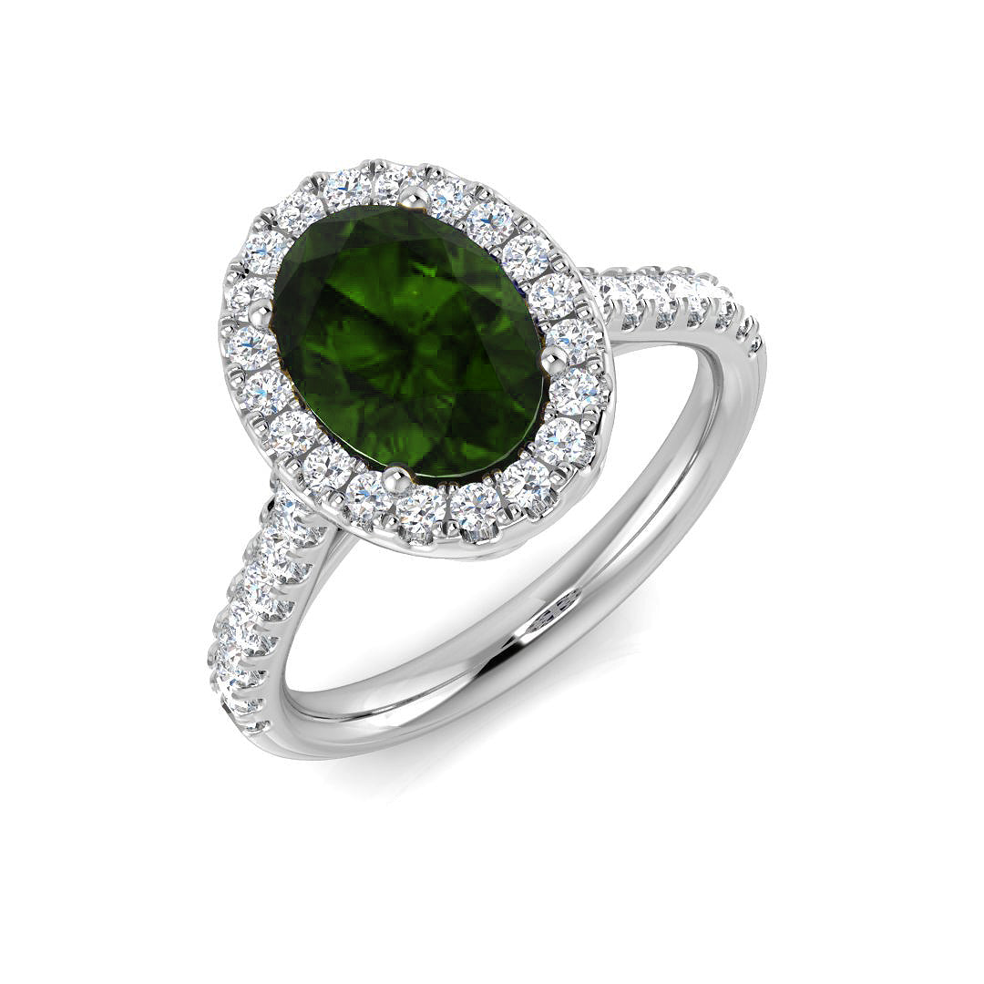Oval Multi Sapphire Ring