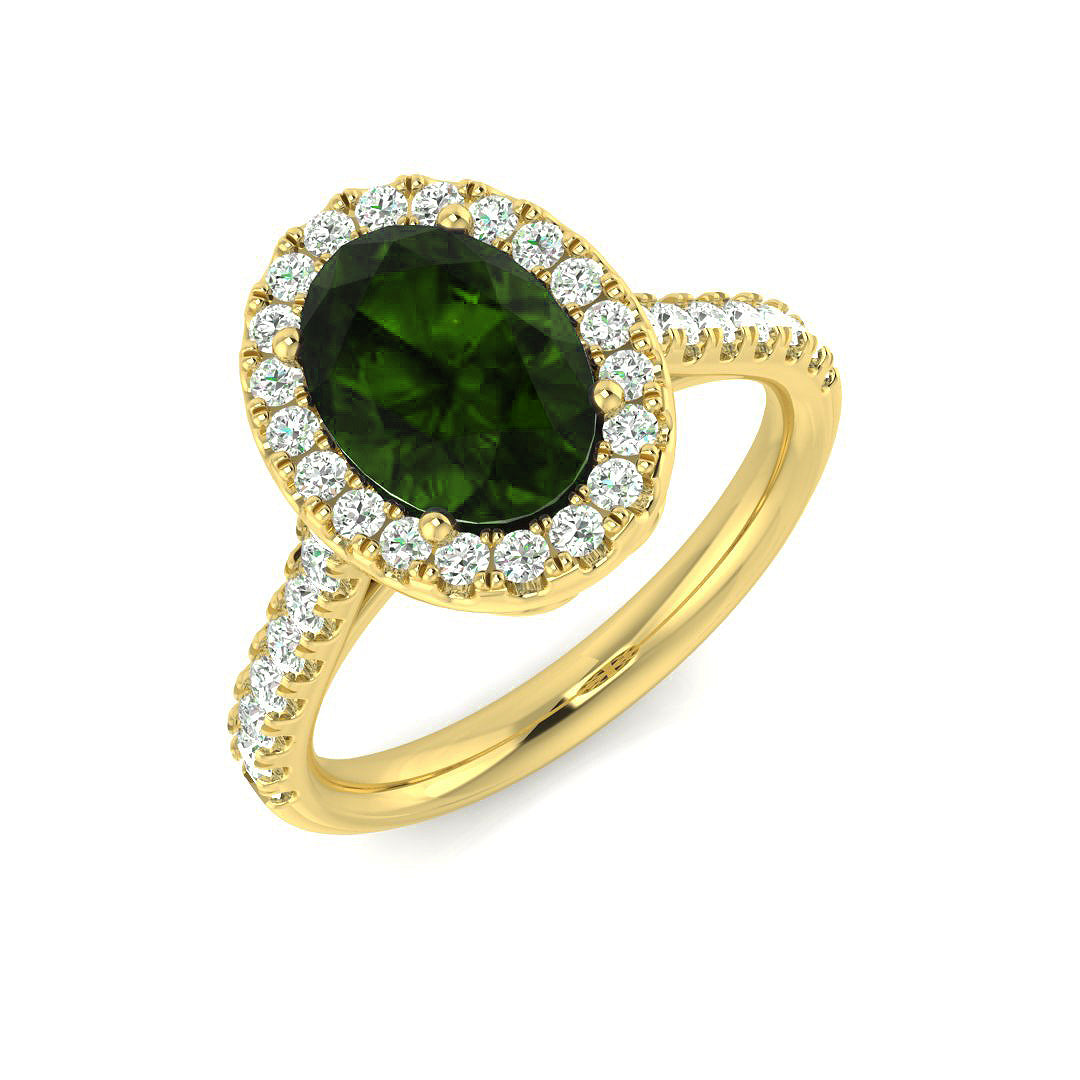 Oval Multi Sapphire Ring