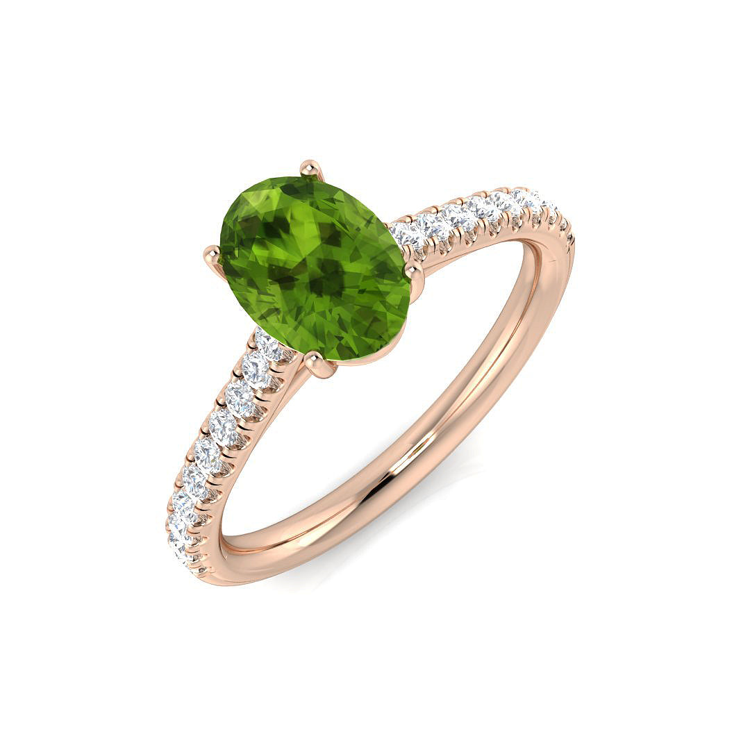 Oval Multi Sapphire Ring
