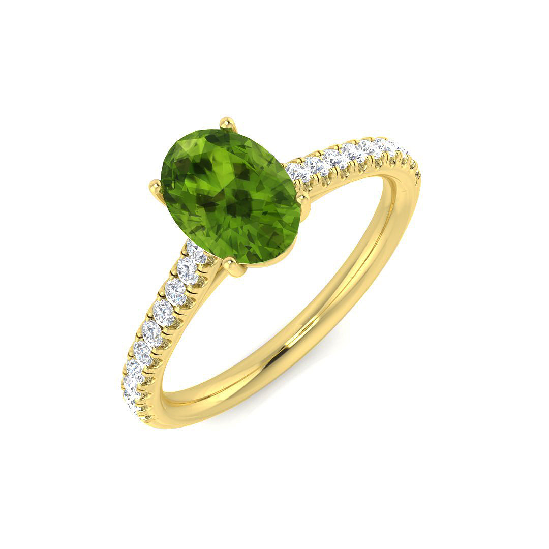 Oval Multi Sapphire Ring