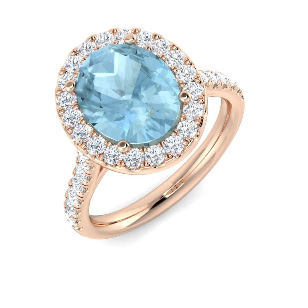 Oval Gemstone Ring