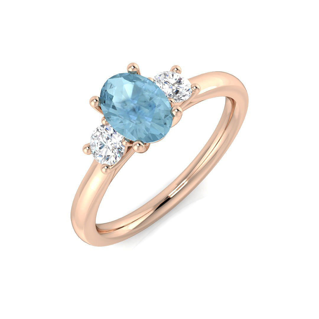 Oval Gemstone Ring