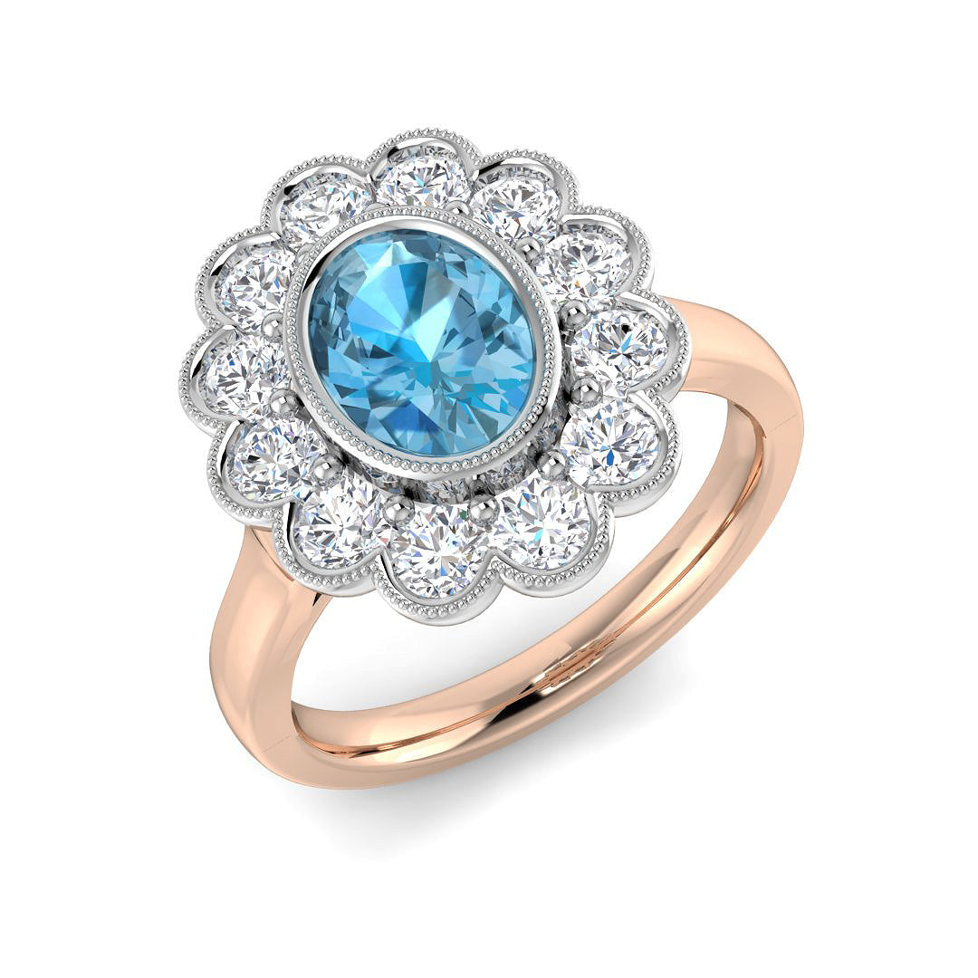 Oval Gemstone Ring