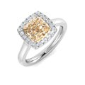 Cushion Morganite Ring
