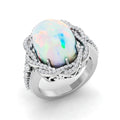 Oval Opal Ring