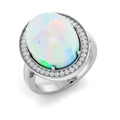 Oval Opal Ring