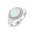 Oval Opal Ring