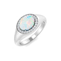 Oval Opal Ring