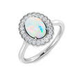 Oval Opal Ring