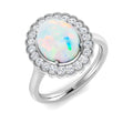 Oval Opal Ring