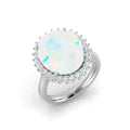 Oval Opal Ring