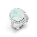 Oval Opal Ring