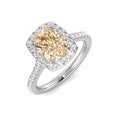 Cushion Morganite Ring