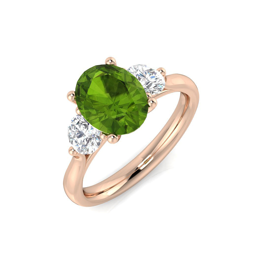 Oval Multi Sapphire Ring