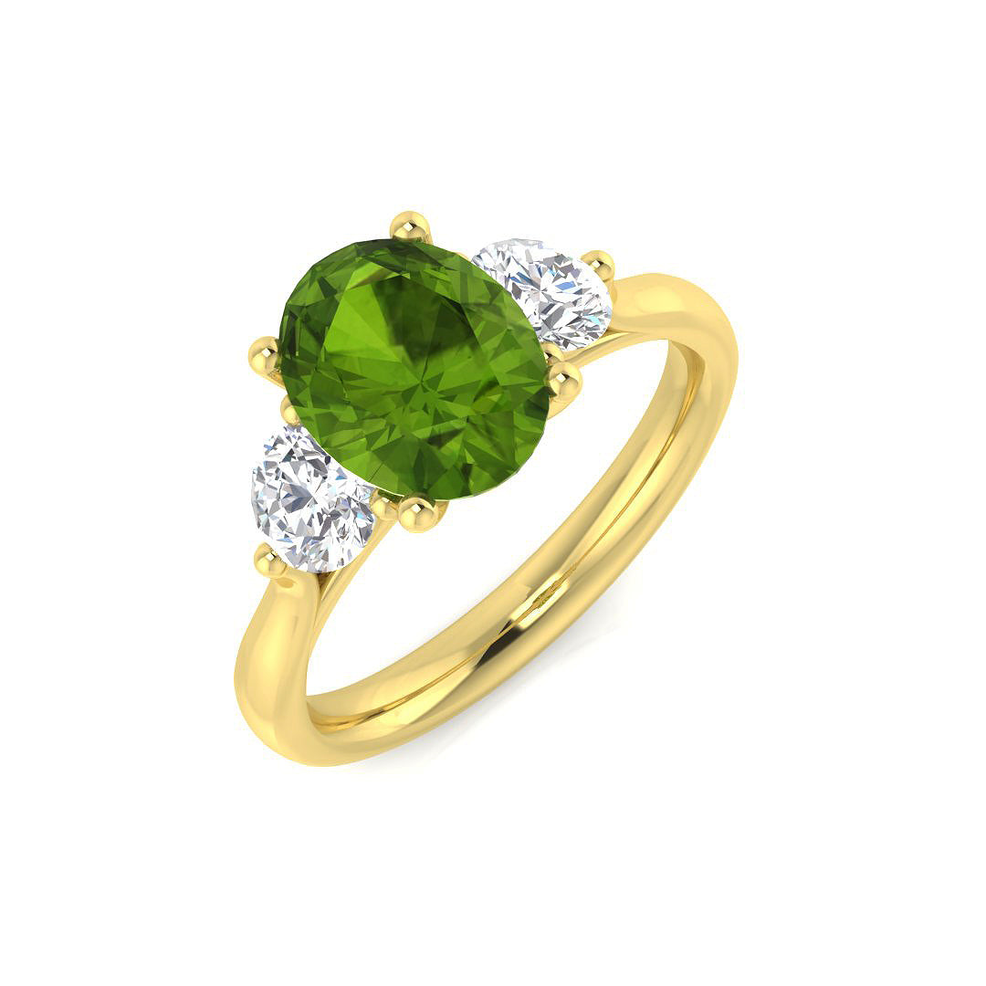 Oval Multi Sapphire Ring