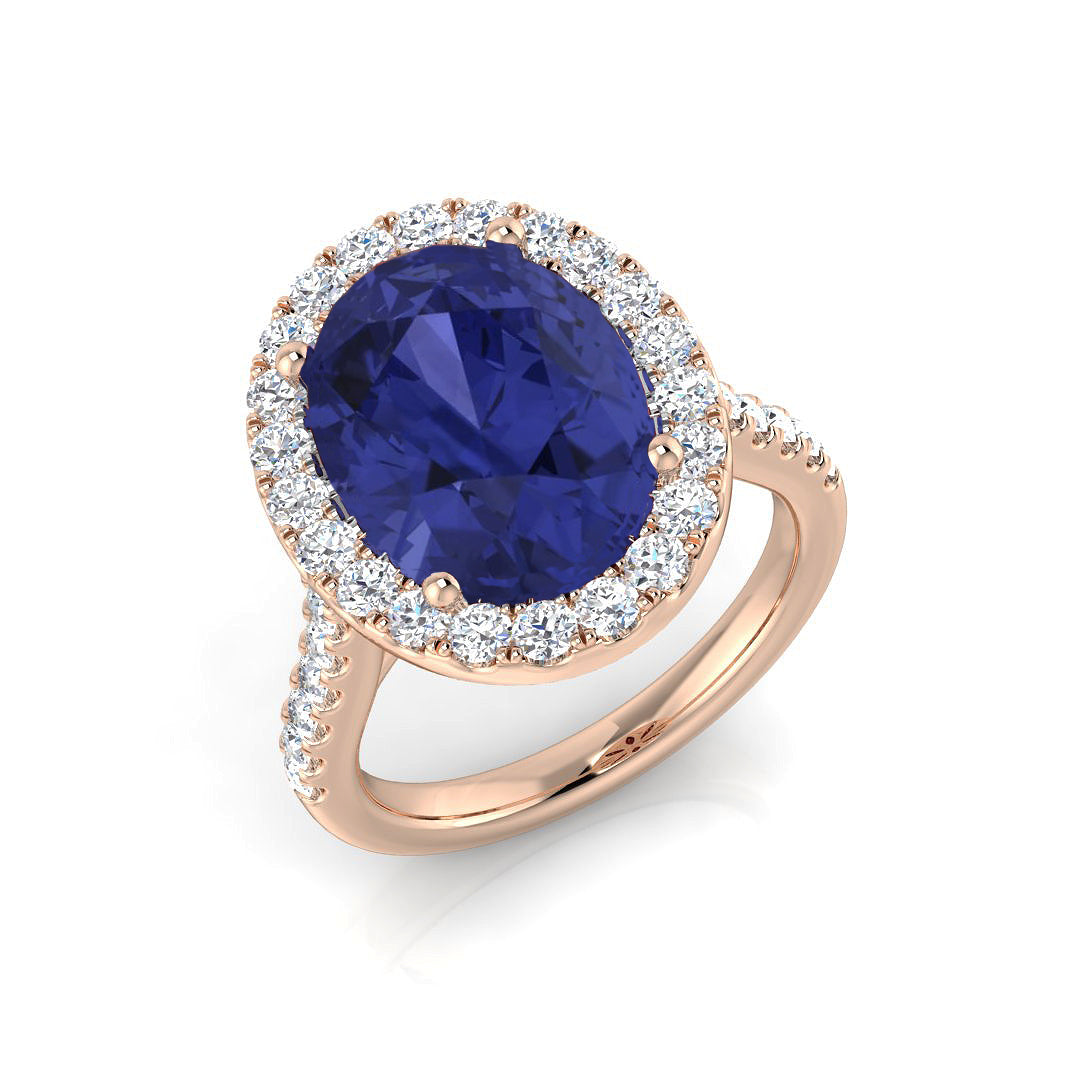 Oval Tanzanite Ring