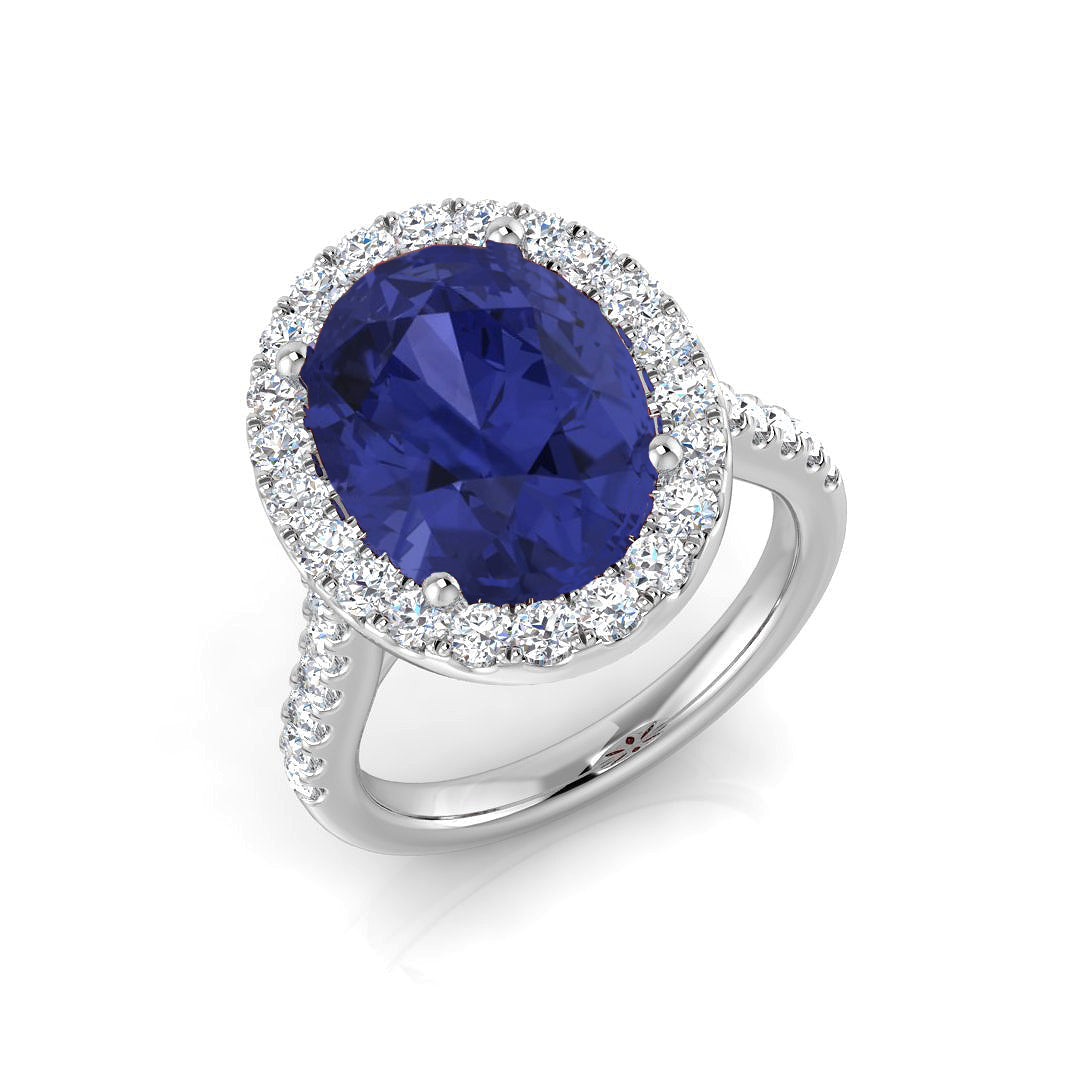 Oval Tanzanite Ring