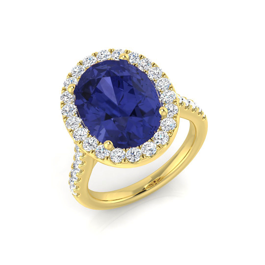Oval Tanzanite Ring