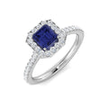 Radiant Multi Sapphire Ring
