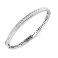 Round Diamond Bangle
