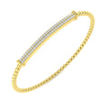 Round Diamond Bangle