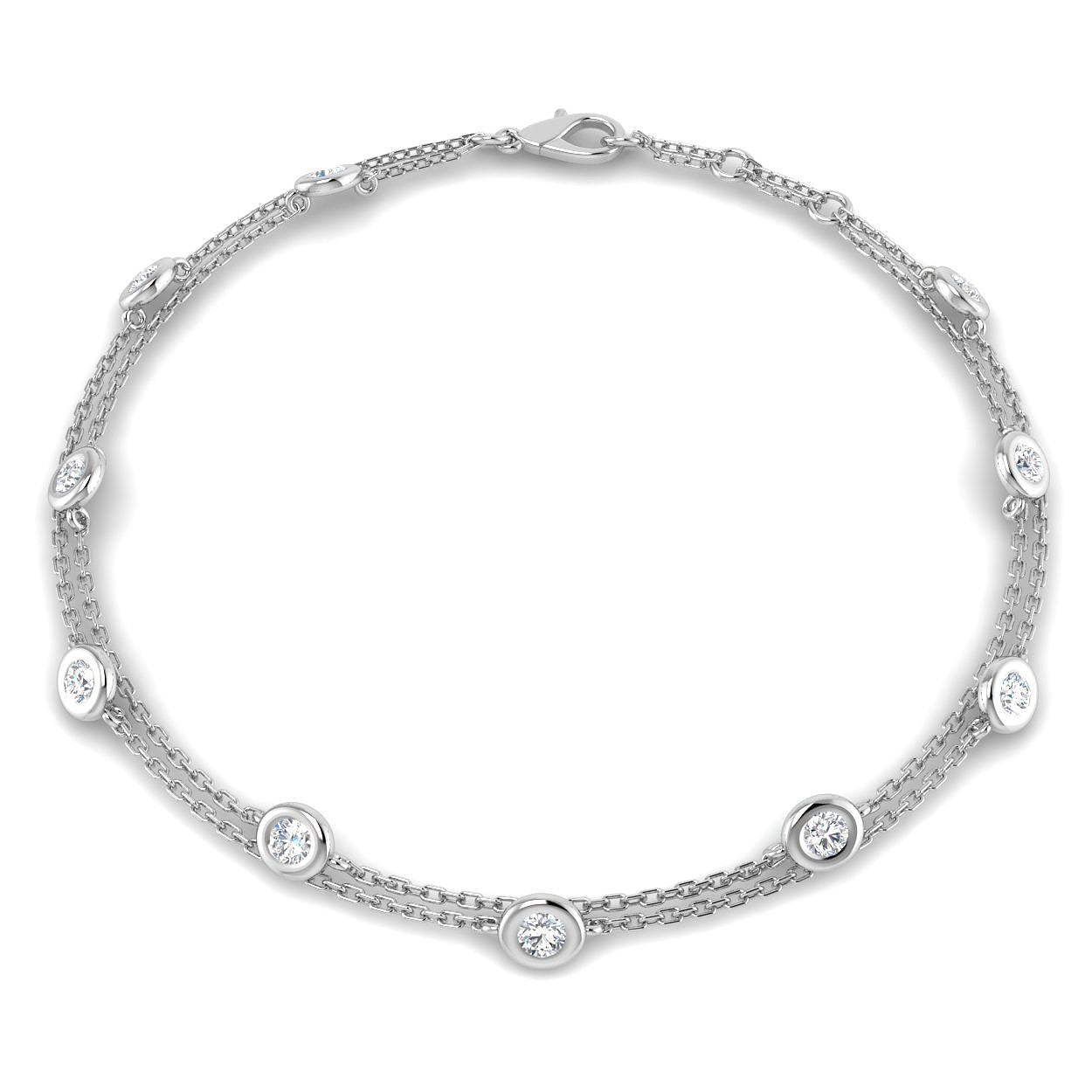Round Diamond Bracelet