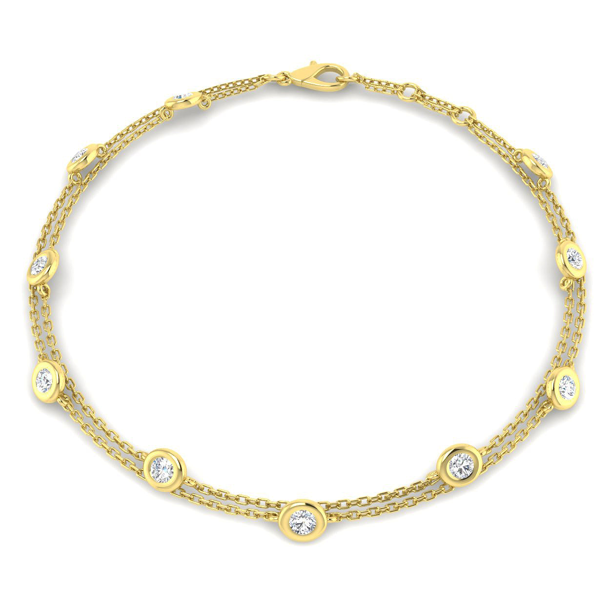 Round Diamond Bracelet