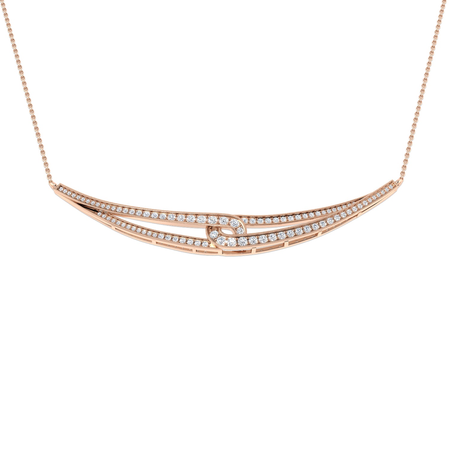 Round Diamond Necklace