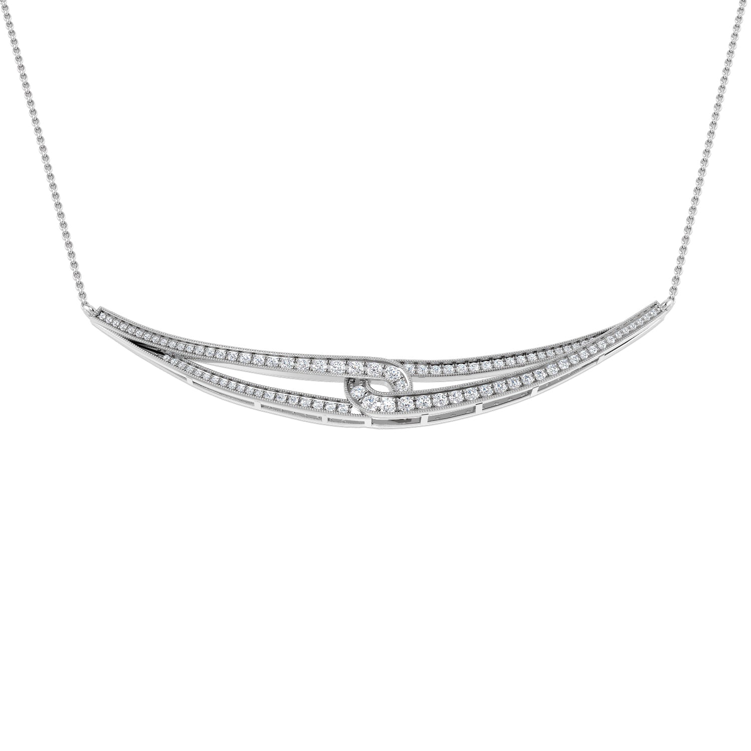 Round Diamond Necklace