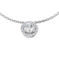 Round Diamond Necklace